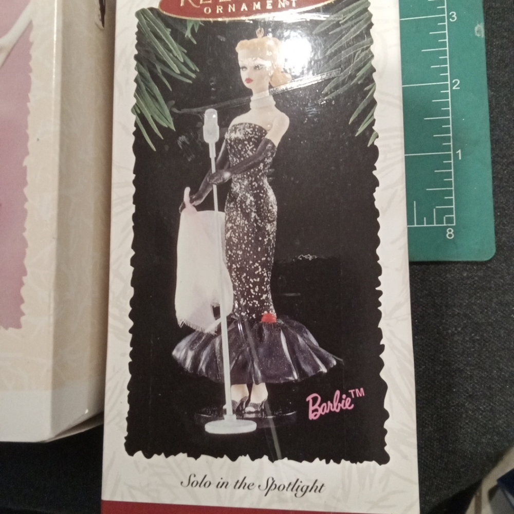 Barbie Collector's Series Keepsake Ornaments Vintage 96-97 Nib Lot 4 Elegant - Picture 2 of 8